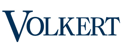 An image of the logo for Volkert